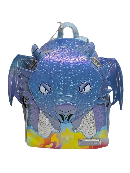 Loungefly Handbags - Loungefly Blue Dragon Mini Backpack BAM Exclusive Sold Out NWT